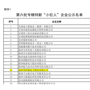 华经股份喜获国家级专精特新“小巨人”企业称号